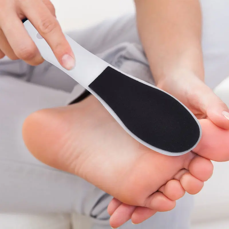 4Pcs/Lot Heel Care Plastic Double Side Callus Remover Heel Reusable