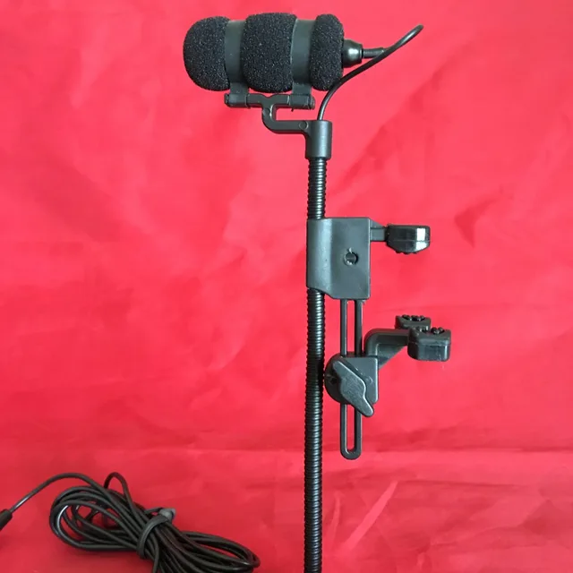 MU100 Microphone+M100V Violin Clip+XLR Phantom Power Adaptor Condenser Instrument Microphone for Violin Wind Instruments 8pcs
