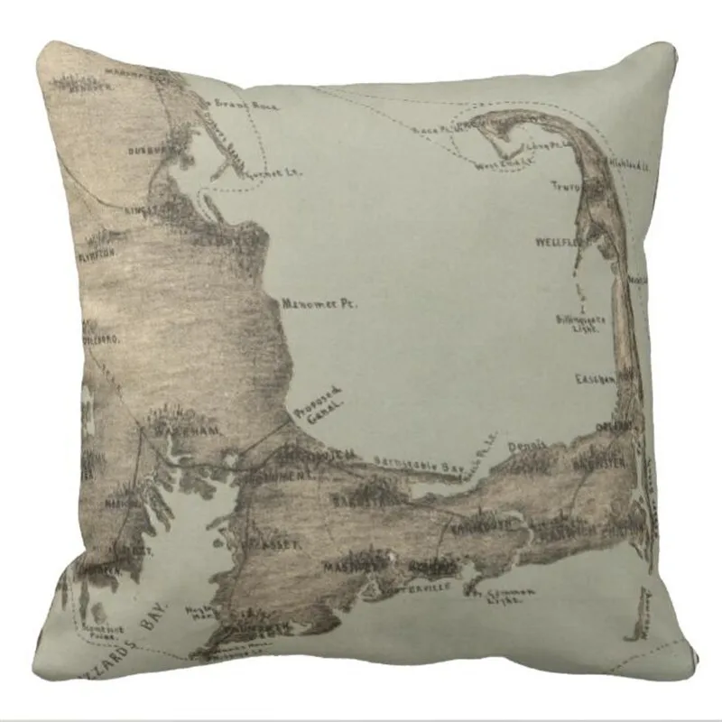 Винтажный чехол с изображением накидки (1857)|pillow case|throw pillow casescase |