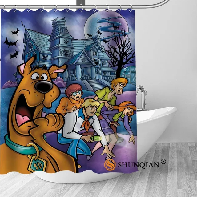 Custom Shower Curtain Scooby Doo Bathroom Curtains High Quality
