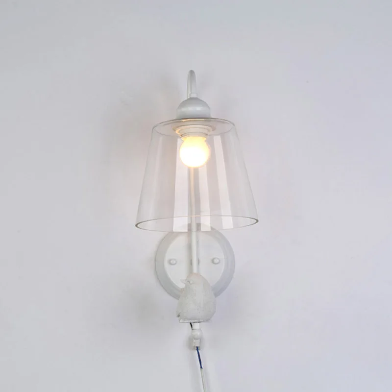 Современный настенный светильник из прозрачного стекла E27 110 240 В|white wall lamp|wall lampstair