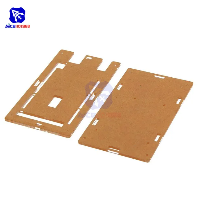 DAOKAI Uno R3 Case Enclosure Nuova Scatola Trasparente Lucida Per Computer Scatola Protettiva Acrilica Trasparente Per Arduino UNO R3 - Foto 9