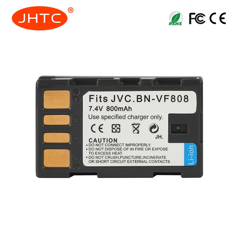 Günstig JHTC 800mAh BN VF808, BN VF808U BN VF815, BN VF823 BNVF808 VF808 Decodiert Batterie für JVC GZ MG130 GZ MG131 MG132 MG133 MG134