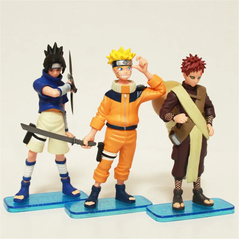Buy 3pcs/lot Naruto Action Figure Toys 16CM Naruto