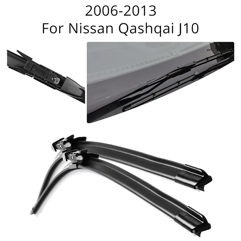 Natural rubber Specific Wipers For Nissan QASHQAI 2006 2013 Models