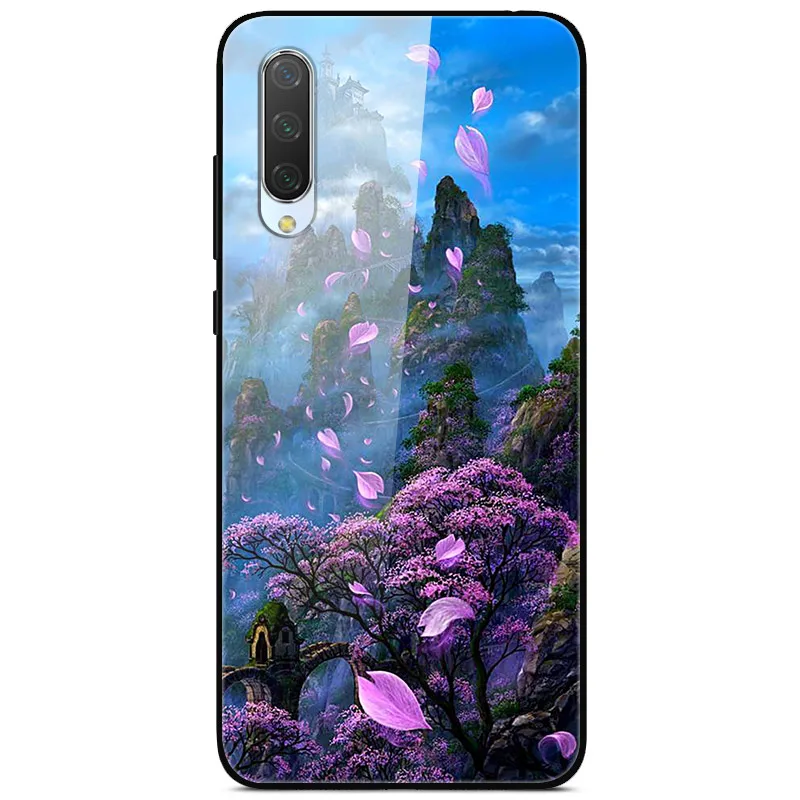 24 Чехол для Xiaomi mi CC9, чехол CC9 из закаленного стекла с изображением планеты и космоса, чехол для задней панели, чехол для Xiao mi Xio mi CC9, чехол для mi CC9 - Цвет: 24