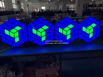 

RGB 3 in 1 LED 3D Magic Cube Wall Color Event Backdrop Cool