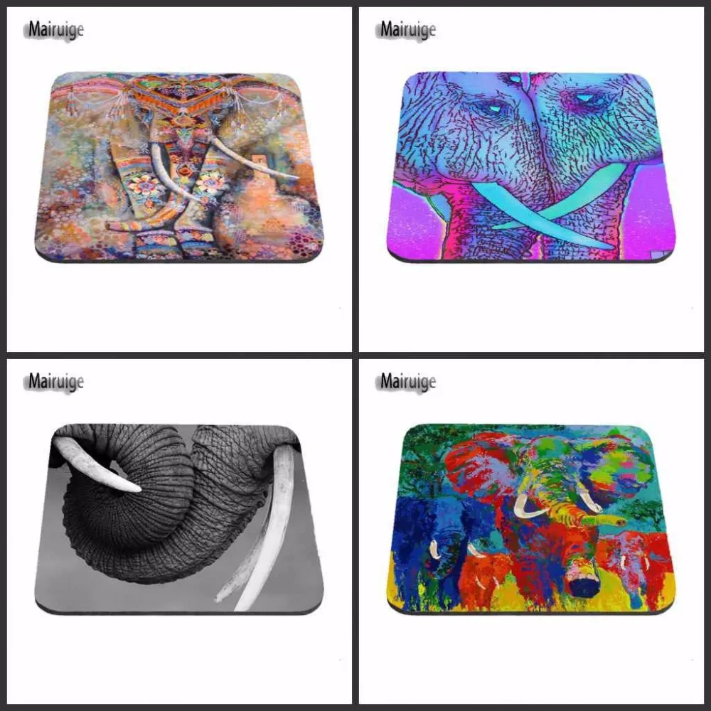 

Luxury Print Elephant Art New Size Mouse Pad Rubber Pad Size For 180x220x2mm 250x290x2mmAnd 250mmx200mmx 2mm Mat Free Design