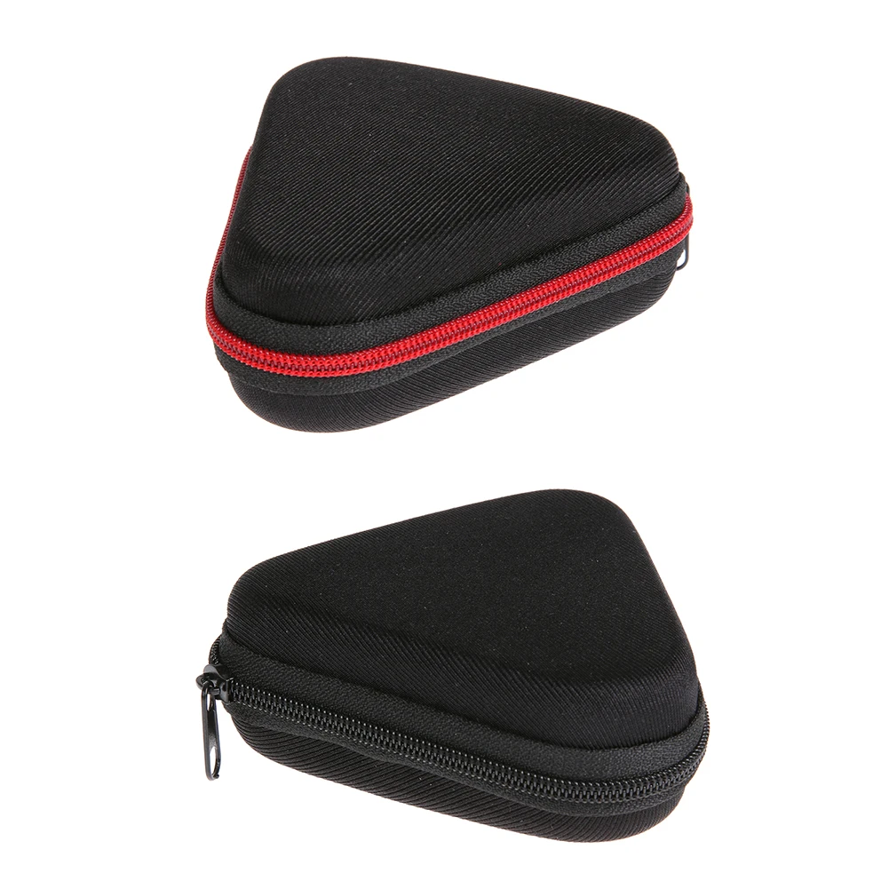 1pc Portable Dustproof Zipper Fidget Spinner Earphone Box Case for Hand Spinner Toys Triangle EVA Storage
