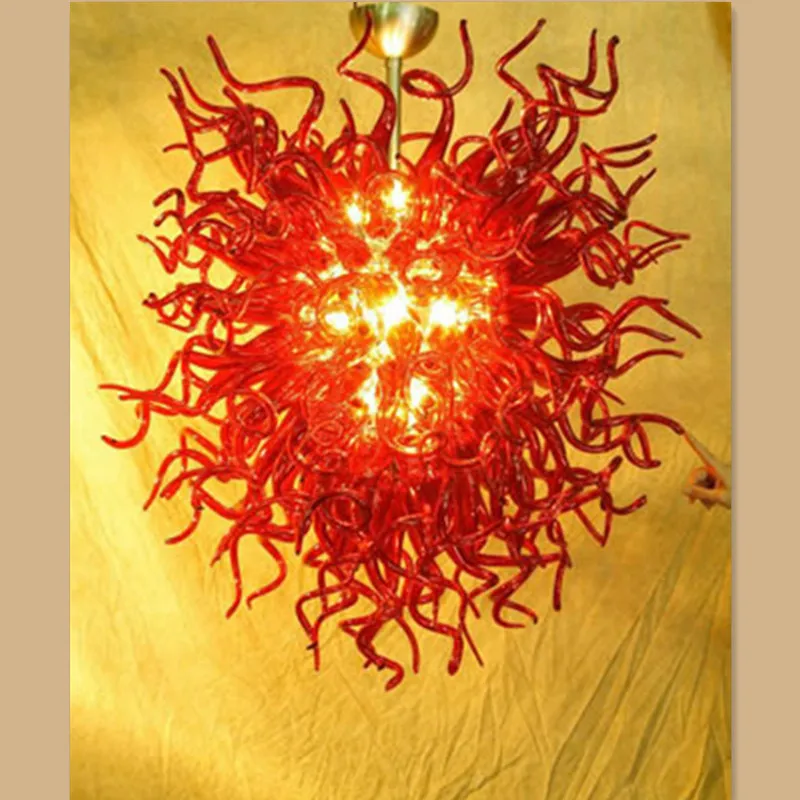 sunshine fire red  Murano glass chandeliers cheap classical chandelier