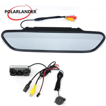 

Rearview Camera Optional TFT LCD Car Interior Mirror Monitor 5 Inch 170 Degree Night Vision DC 12V Color Screen Auto Video Input