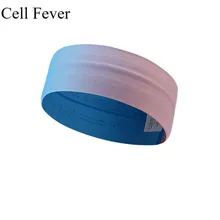 Унисекс резинки для волос спортивные эластичные повязки на голову 1 шт. Нескользящая широкая повязка стрейч-лента для занятий спортом йогой бегом антиперспирантная повязка на голову