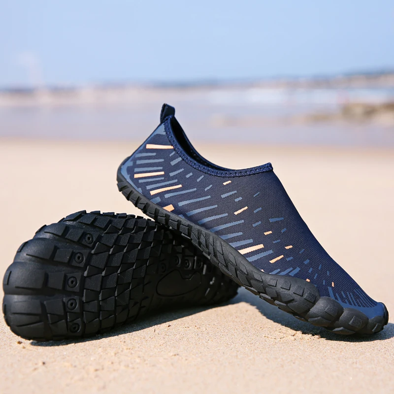 الصيف أحذية ماء الرجال صنادل شاطئ المنبع أكوا أحذية رجل سريعة الجافة نهر البحر النعال الغوص السباحة الجوارب تنيس Masculino