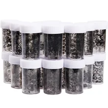 21 дополнительный стиль, сексуальная черная кружевная переводная Фольга для ногтей, наклейки на ногти, красивые гелевые накладки для ногтей, инструмент для украшения