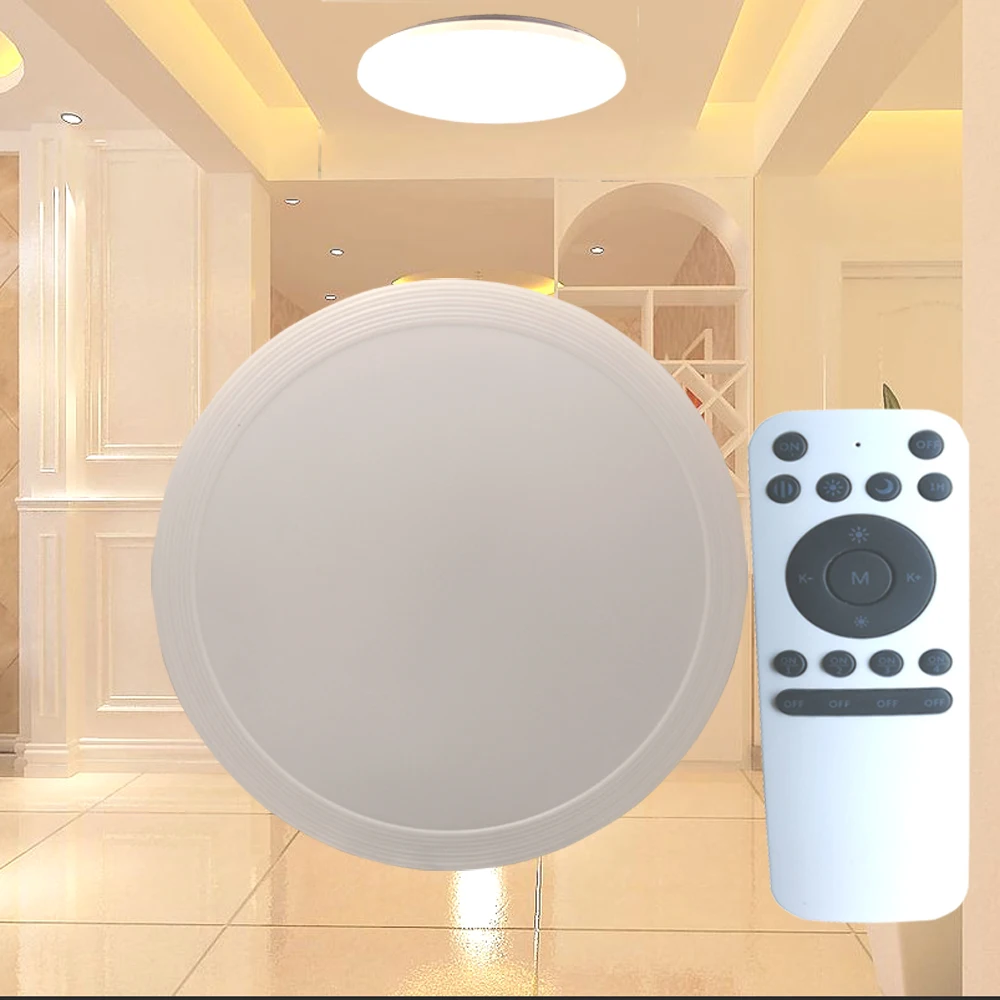 

Led Ceiling Lights 24W 36W Lamp Plafonnier Moderne 2.4G RF Remote Lamparas De Techo Luminaria For Bedroom Living Room Fixture