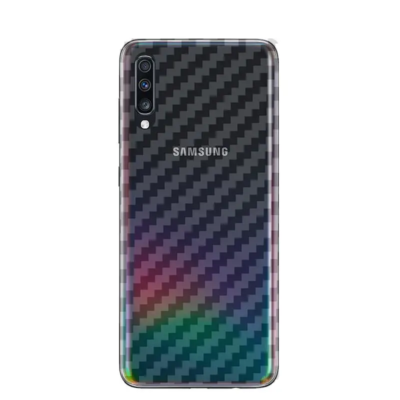 3D защитная задняя пленка из углеродного волокна для Samsung Galaxy A20 A40 A70 A80 A90 A10 A30 A50 A10s