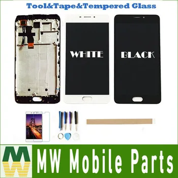 

With/Without Frame 5.5" For Meizu M5 Note M621Q M621H M621C LCD Display Touch Screen Sensor Glass Digitizer Assembly With Kit