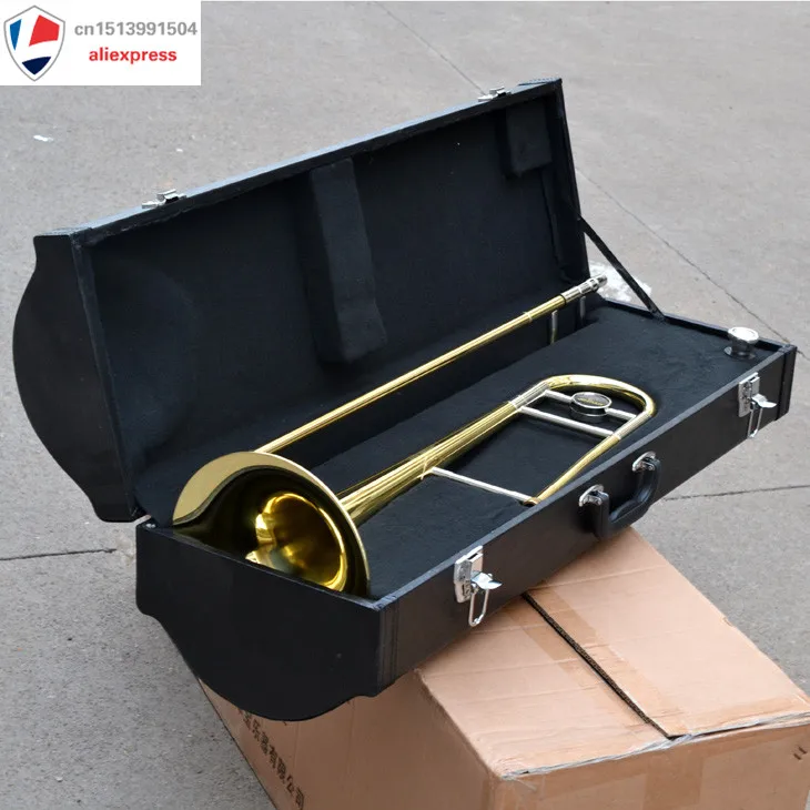 Professional Tenor trombone JBSL 710 B Flat tenor trombone with the mouthpiece with case, gloves