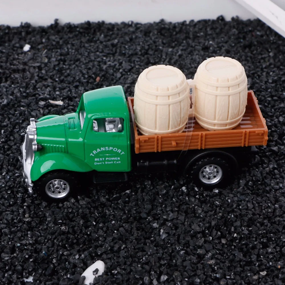 

HBB Working Truck Vintage Vehicles Model Kids Playing Toy Roleplay Fashion Action