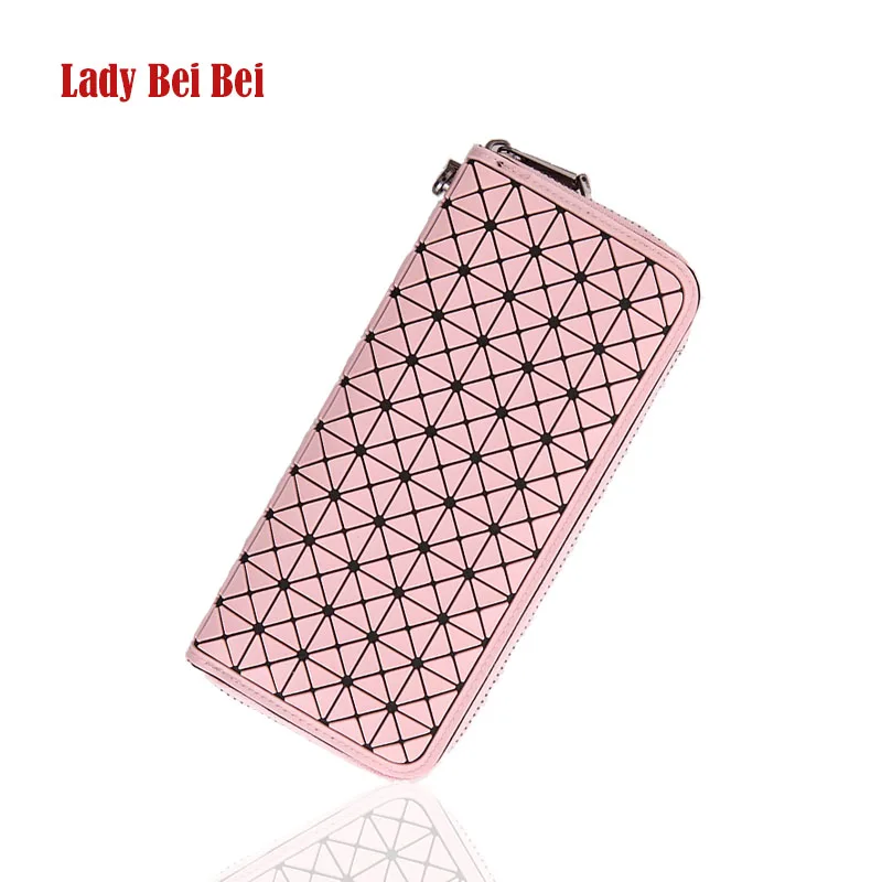 Lady Bei Bei Women Wallet Geometric Long Purses PU Leather Wallets Money Bag Coin Pocket Clutch