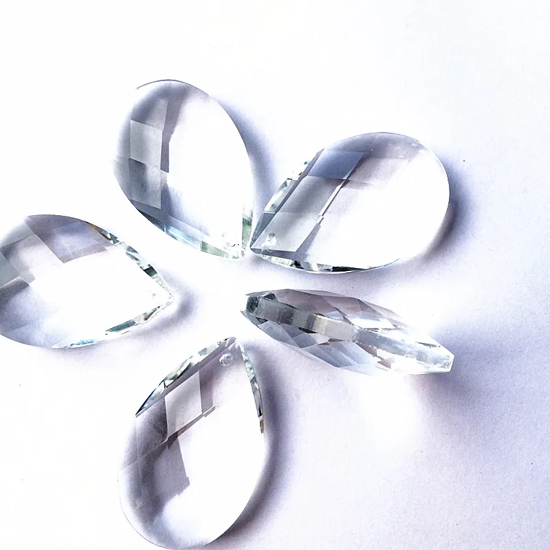 

New Arrived!!Factory Price 100 PCS/Lot + 38MM K9 Optical Clear Crystal Prisms Ornament Suncatcher For Christmas Tree Decroation