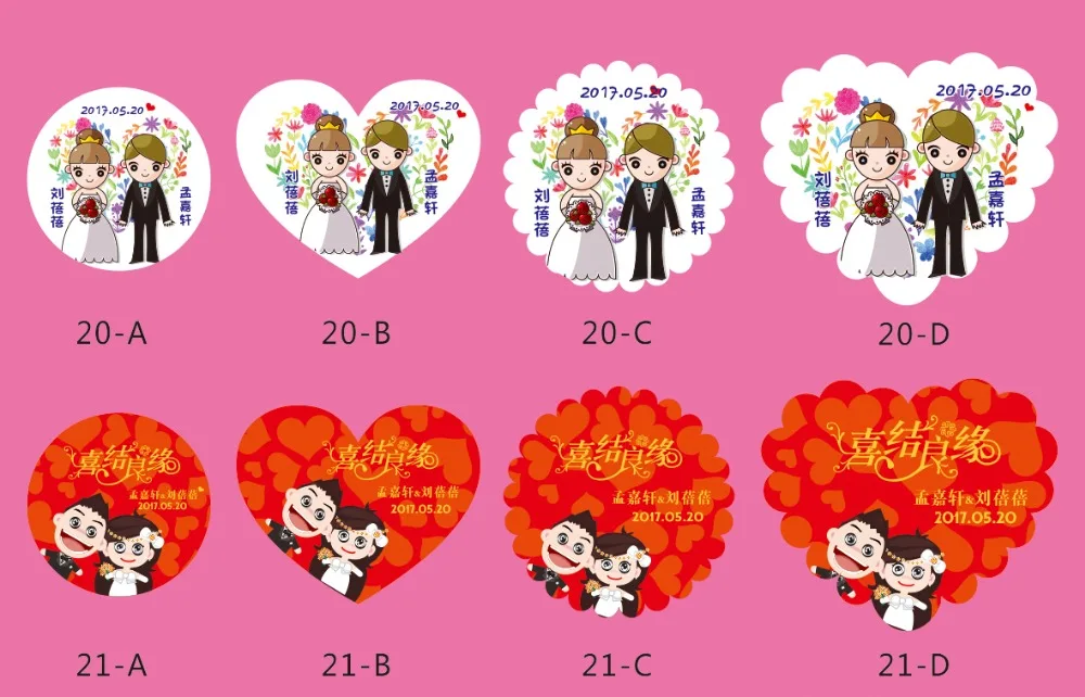 

Print Photo custom stickers label Wedding Stickers Personalise LOGO transparent clear adhesive round label Gift Tags decoration