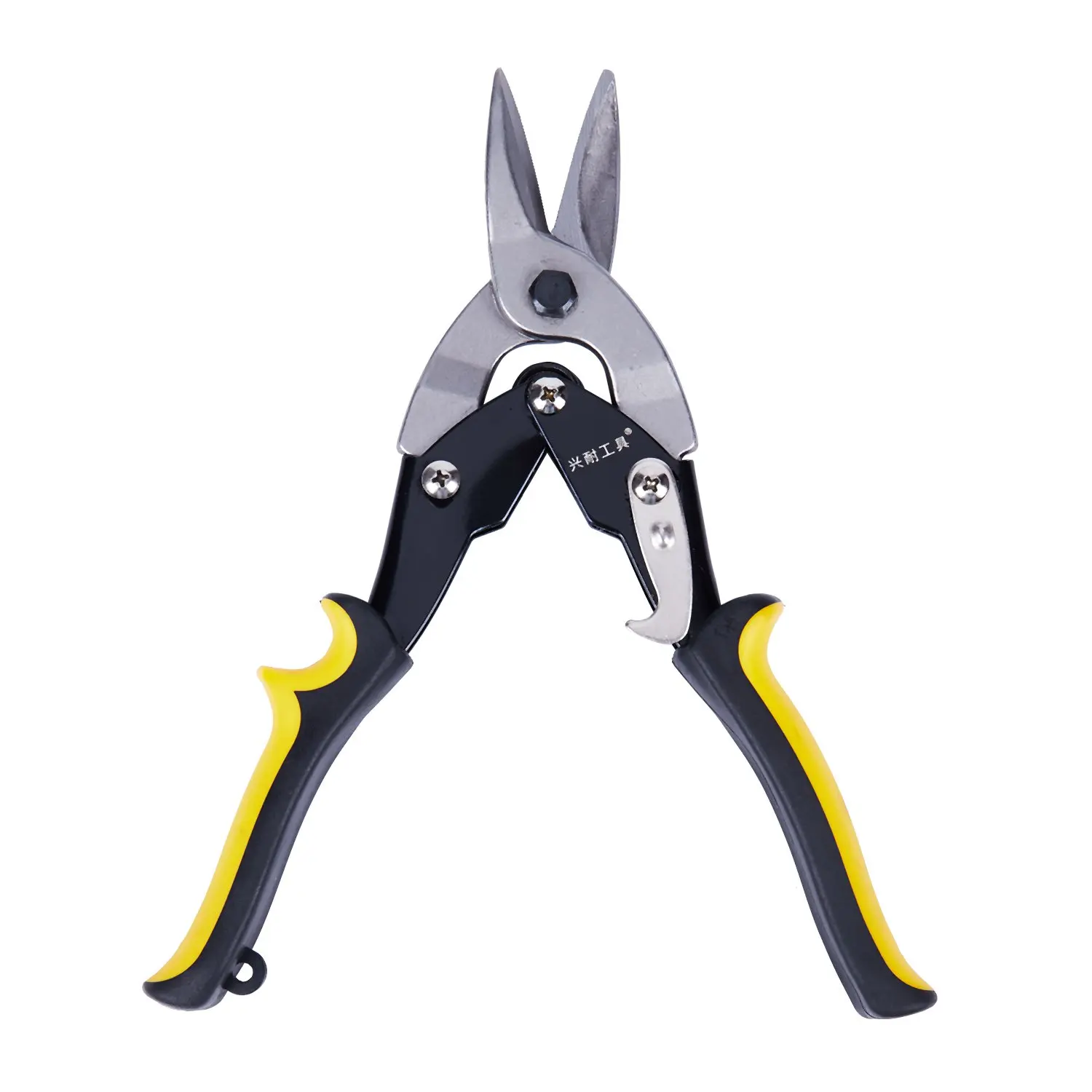 HLZS-LUWEI 25CM/10 inch Tin Sheet Metal Snip aviation scissor iron plate cut shear household tool industrial industry work - Цвет: Right cut