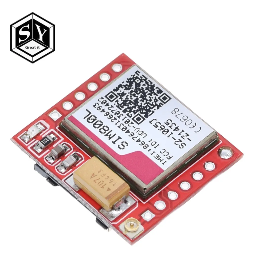 1 шт. большой маленький SIM800L GPRS GSM модуль карта MicroSIM Core BOard Quad-band ttl последовательный порт