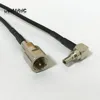 New FME Male Plug To CRC9 Right Angle Connector RG174 Cable Pigtail 15CM 6