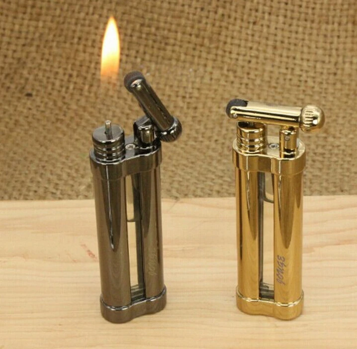 Hot Sale! Novelty Lighter Flame Windproof Cigarette Lighter Kerosene