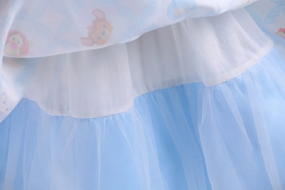 Одежда для маленьких девочек; Платье с принтом героев мультфильмов; Vestidos; летние детские праздничные платья принцессы; одежда для детей 8, 9, 10 лет
