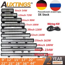 Polegada 126 w 12 20 Auxtings ”” ”offroad led light bar 12 20 22 v 24 v Local inundação levou Luz de Trabalho para Jeep Carro 4WD 4×4 Do Caminhão SUV ATV