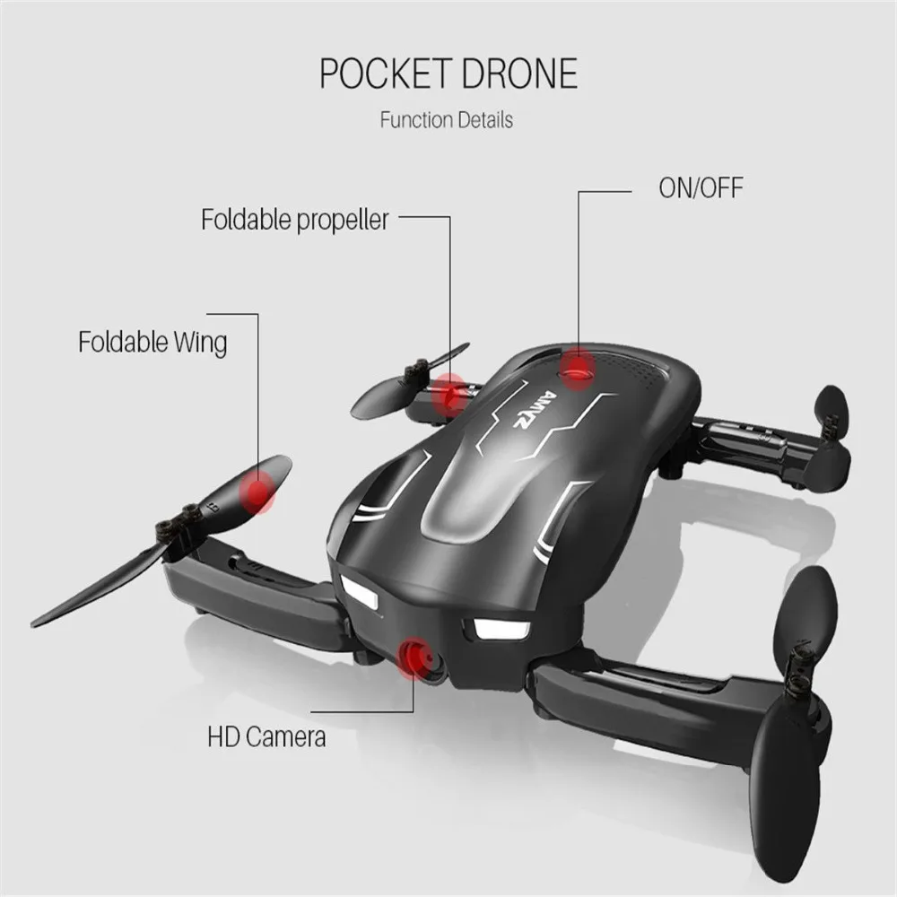 SYMA Z1 Foldable RC Drone HD Camera 2.4Ghz 6 axis Remote Control Wifi Qudacopter 4CH Smart RC Drone Optical Flow Positioning