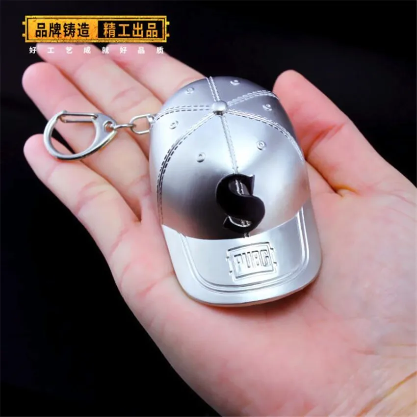  Game PUBG Classic Baseball Cap Playerunknown's Battlegrounds Cosplay Costumes Props Alloy Hat Armor