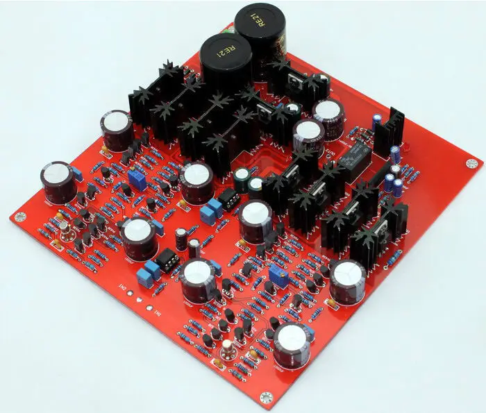 KSA 5 headphone amplifier with C1237 Speaker delay protection circuit