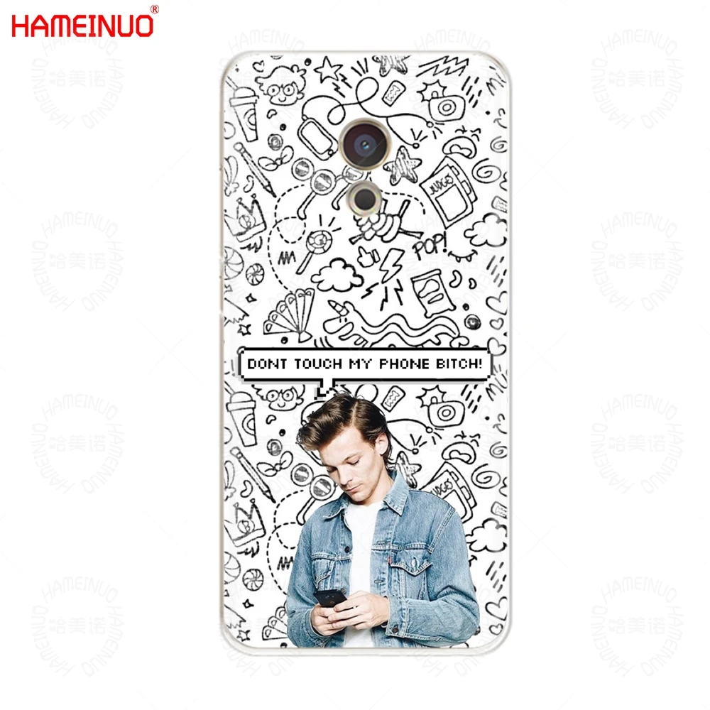 HAMEINUO One Direction 1d Louis Tomlinson Cover phone Case for Meizu M6 M5 M5S M2 M3 M3S MX4 MX5 MX6 PRO 6 5 U10 U20 note plus