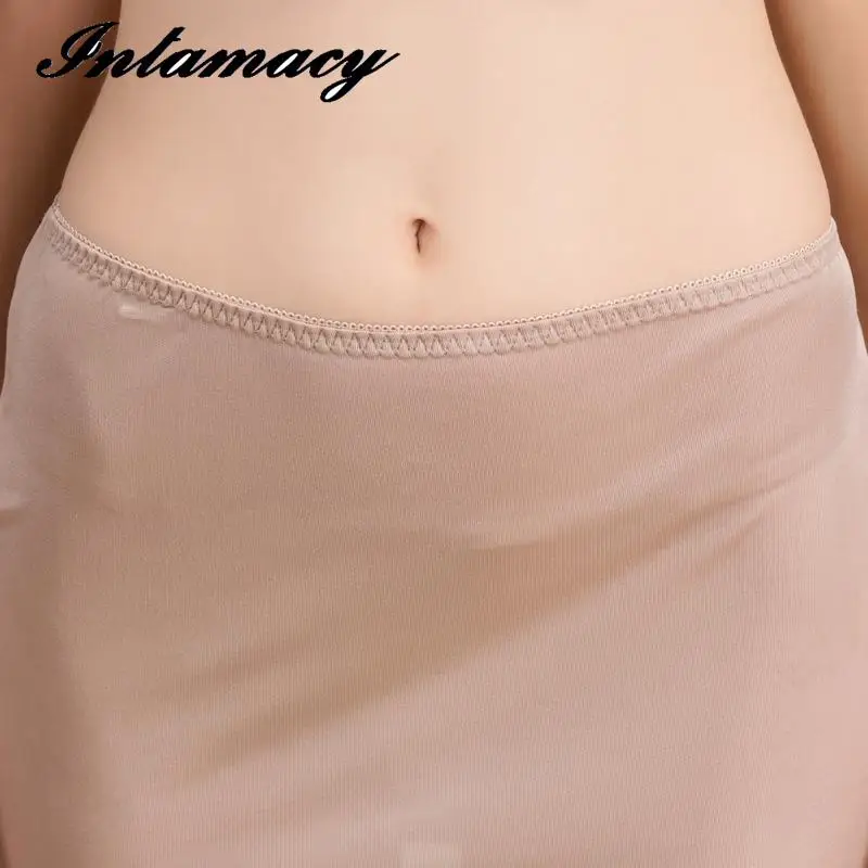 New Silk Bag Hip Skirt Female Summer Silk Skirt 100% Silk Anti Slip Backing