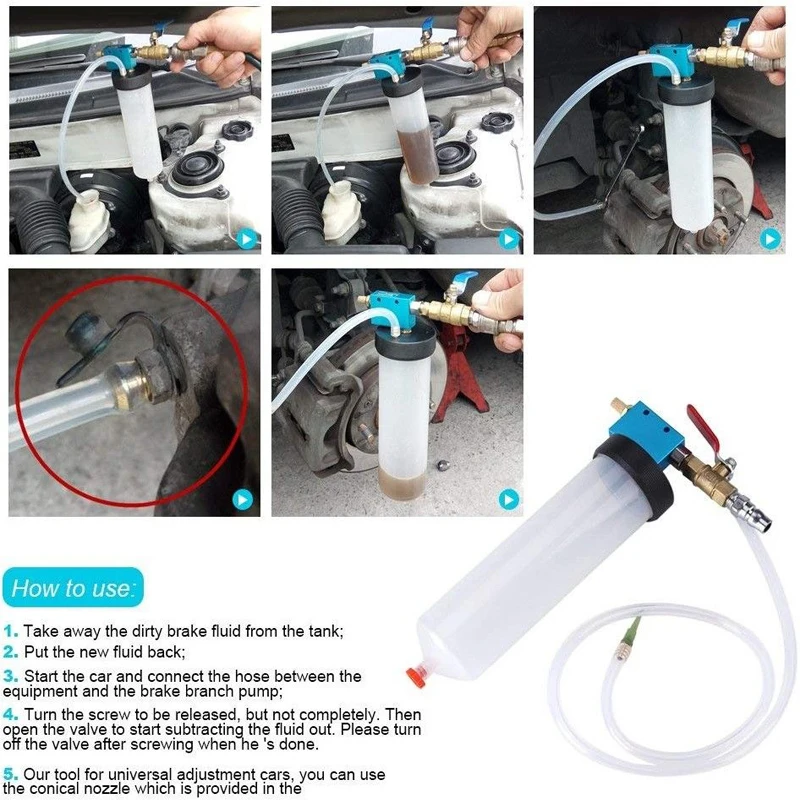 Автомобильный тормозной жидкости замены масла инструмент Гидравлический масляный насос для замены масла воздухообмен дренажный клапан автомобильного Запчасти