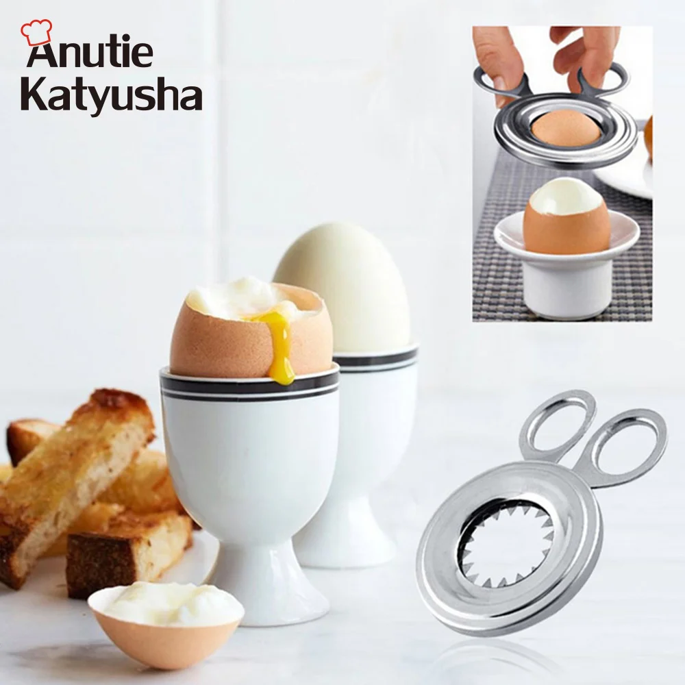 1 шт. ножницы для нарезки яиц из нержавеющей стали|egg shell|egg scissorsstainless steel egg |