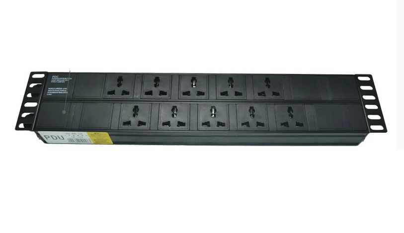 

Rackmount 2U 10A PDU 12 Outlets-Power Distribution Outlets-Option SPD and Circuit Breaker
