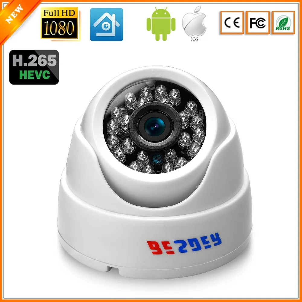

H.265 Full HD 1080P 1/2.8'' SONY IMX307 2Megapixel IP Camera IR Night Vision Indoor Dome Security CCTV Camera Onvif XMEYE P2P