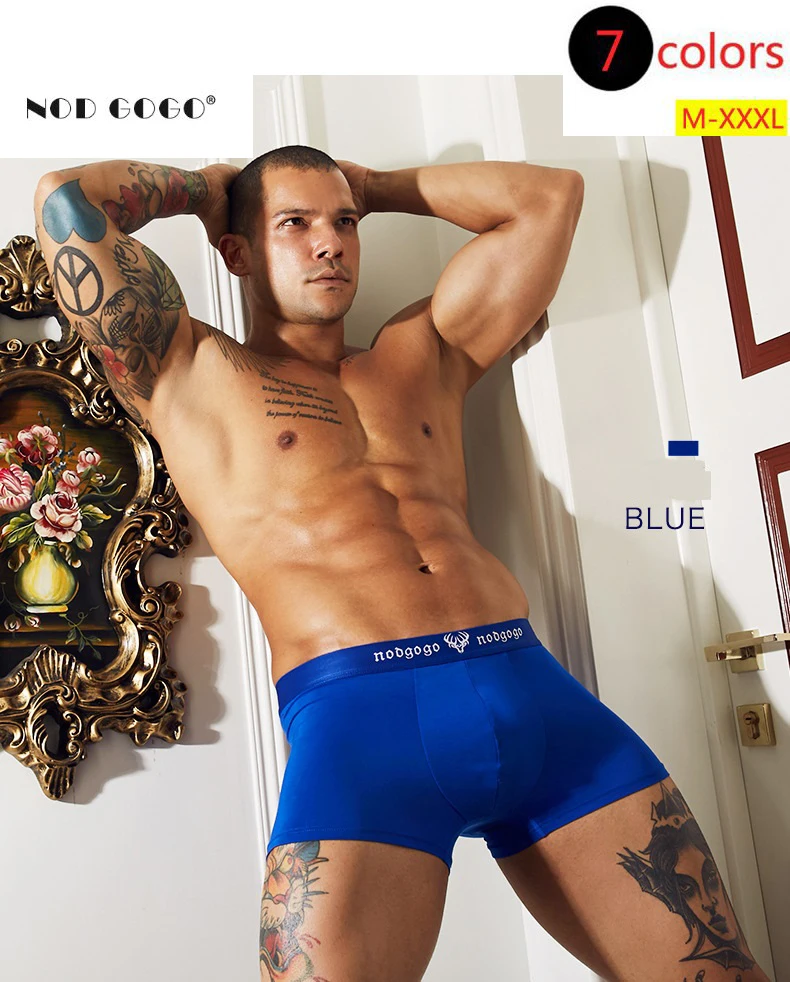 

New &Now to Sale Men's underwears Male superfine modal U convex Space Boxers shorts Men Elastic Everday wear Trunks & unperpants