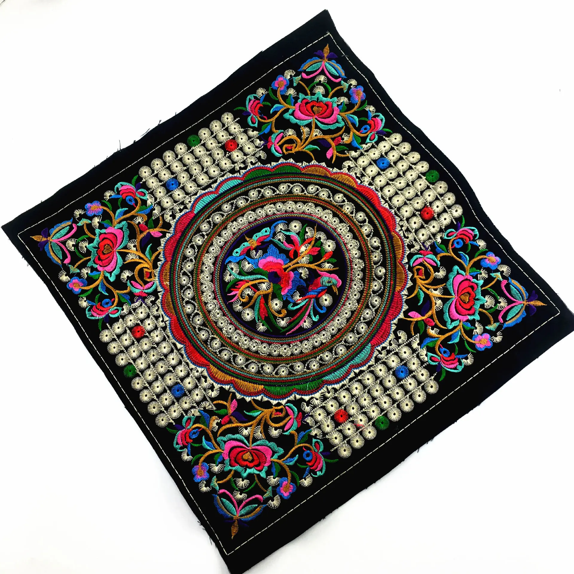 Модный тренд Китайская народная вышивка патчи большой ткани патчи для одежды сумка для самостоятельного изготовления материал бохо стиль