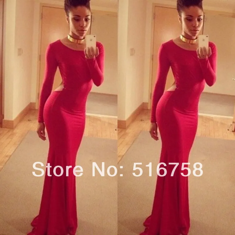 tight long party frocks