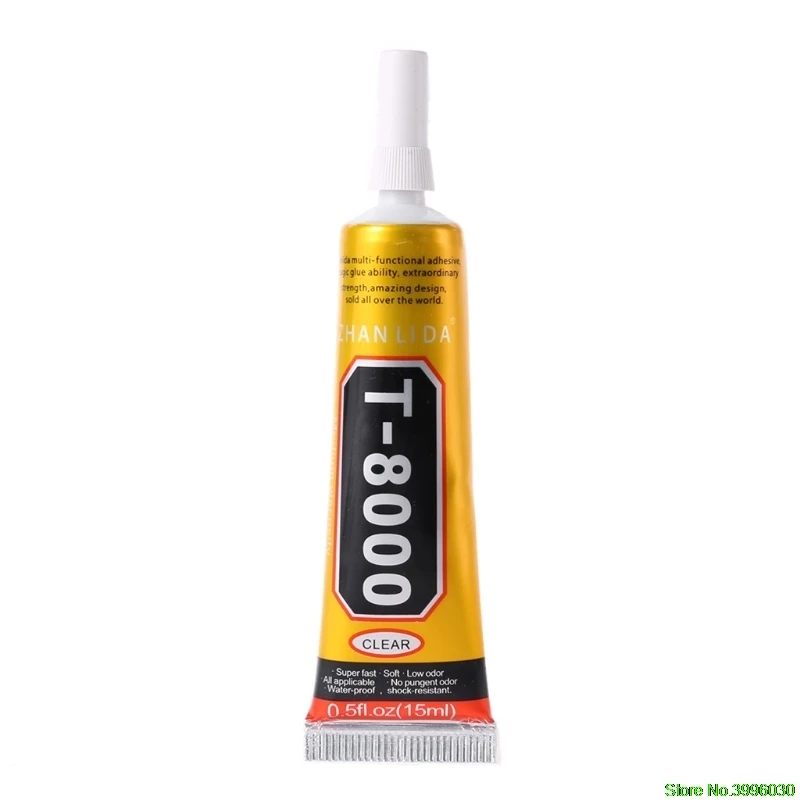 

T8000 Multi purpose Adhesive glass touch screen LCD panel frame fixing glue 15ml