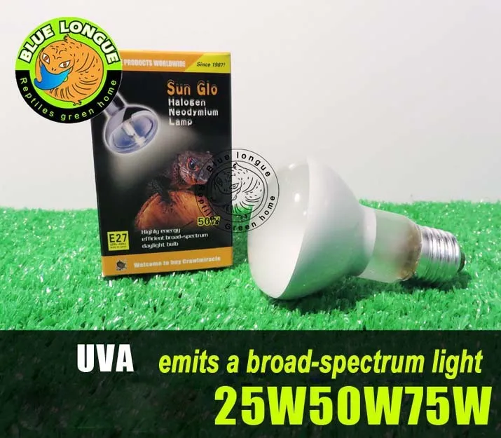 Sunning Heat Lamp 25~75 Watt Bulb, emits a broad-spectrum light, 