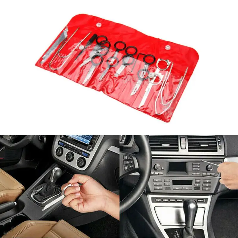 

1 Set 20pcs Car Radio Audio Removal Install Key Kit Stereo Dash CD Player Removal Tool Set Automobile Accessories