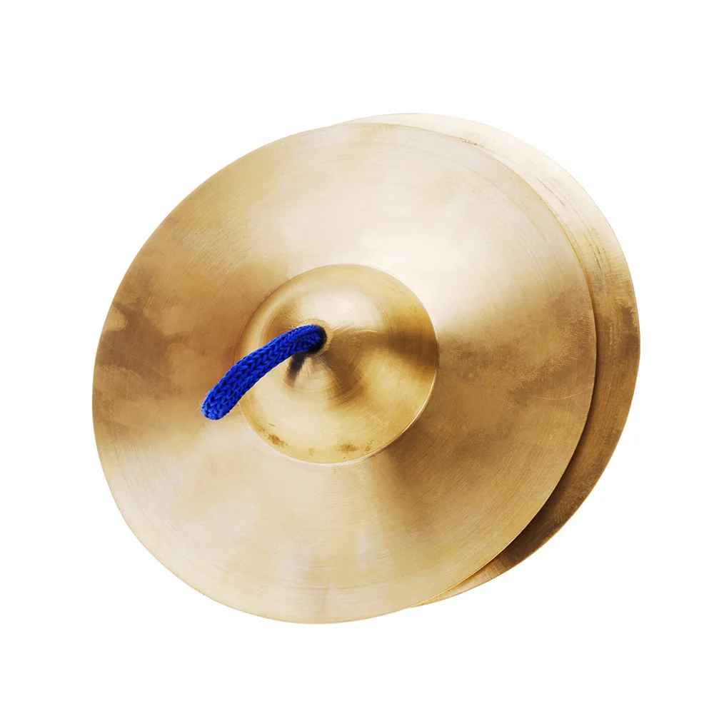 

15cm / 5.9in Cymbals Mini Small Kids Children Copper Hand Cymbals Gong Band Rhythm Beats Percussion Musical Instrument Toy