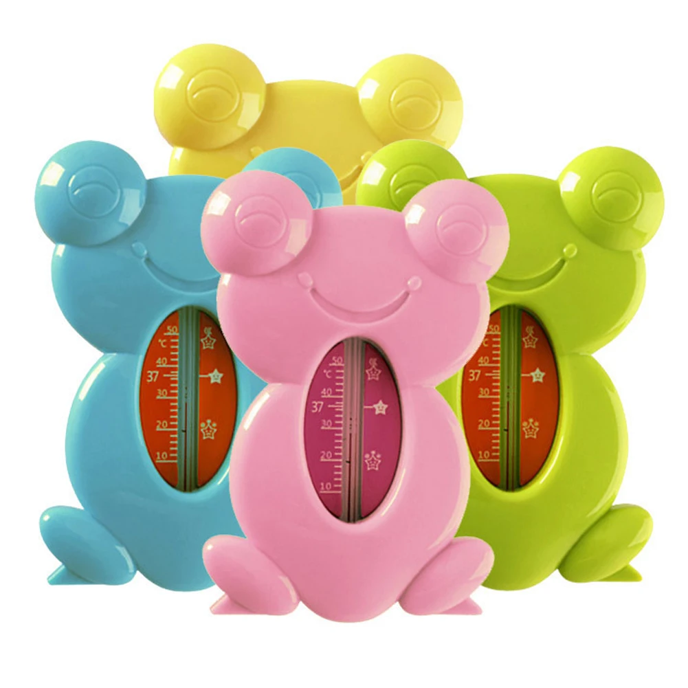 Cartoon Floating Lovely Water Thermometer Baby Bathing Frog Shape Temperature Kids Toy Toddler Shower Accessories