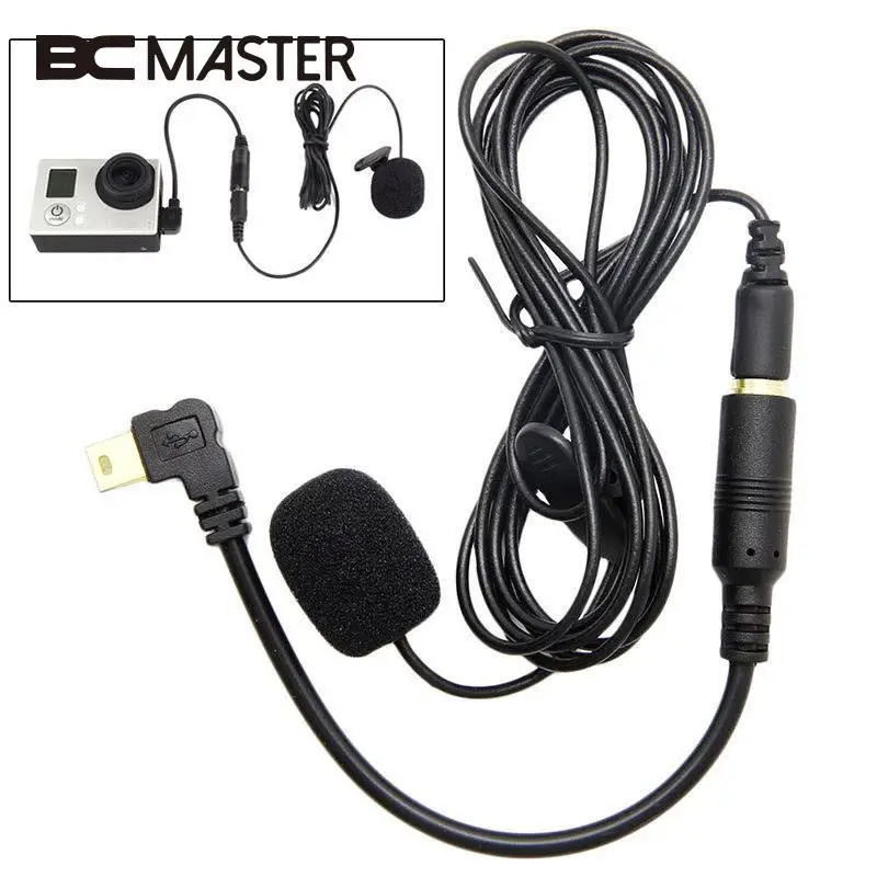 BCMaster 3.5mm Wired External Clip On Clamp Microphone microfone